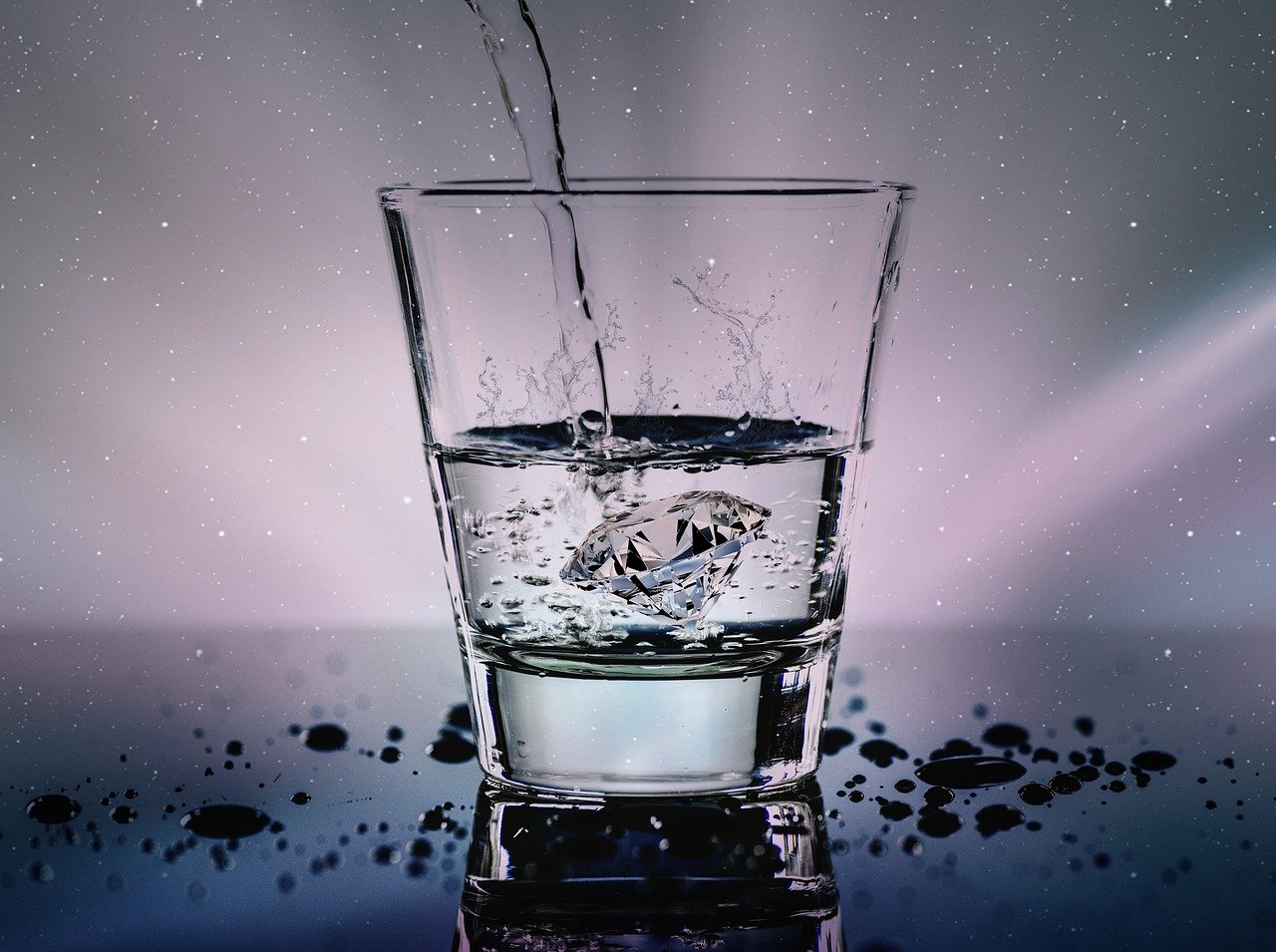 fresh drinking water